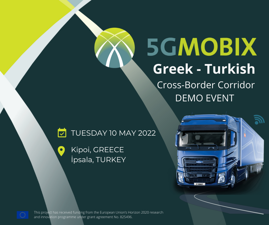 Read more about the article The 1st Greek-Turkish Cross-Border Corridor Live Demonstration Event by 5G-MOBIX